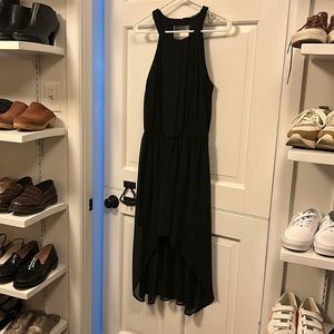 High Low Little Black Dress In Excellent Preowned Condition.